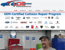 Tablet Screenshot of ldcequipment.com